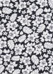 Sun Surf Sand - Floral Texture, Black n White